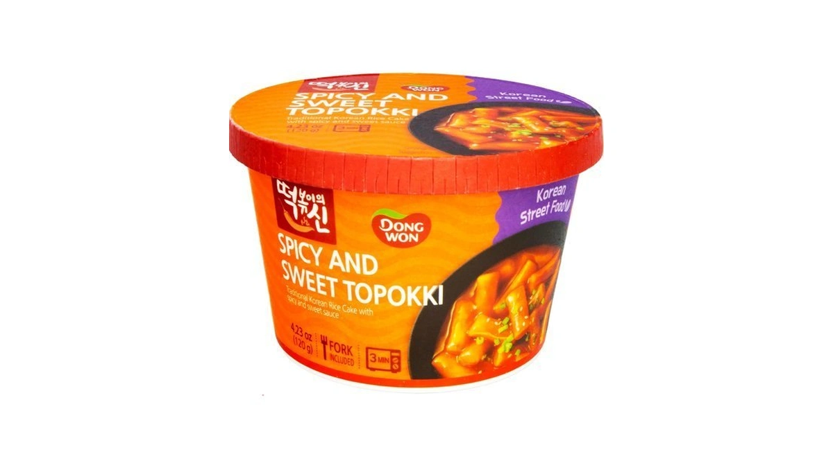 Dong Won Sweet & Spicy Sauce Topokki In Cup, 4.23