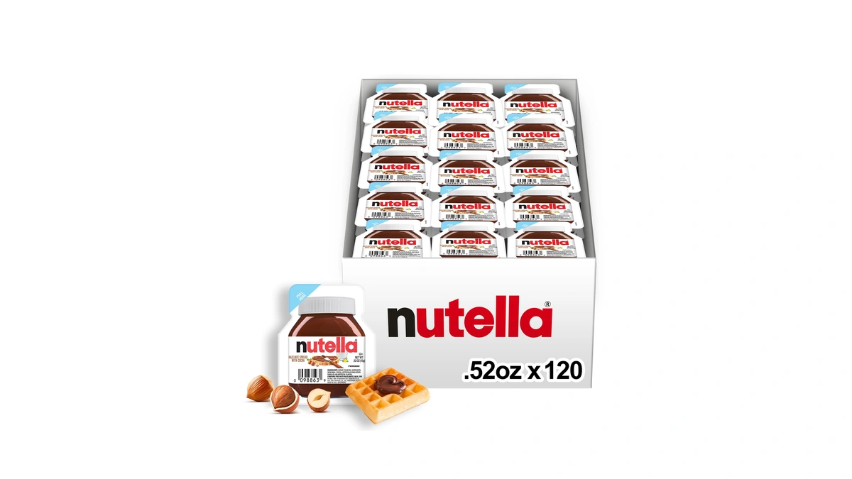 Nutella Hazelnut Spread With Cocoa, Creamy Hazelnut Spread, Breakfast Favorite,
