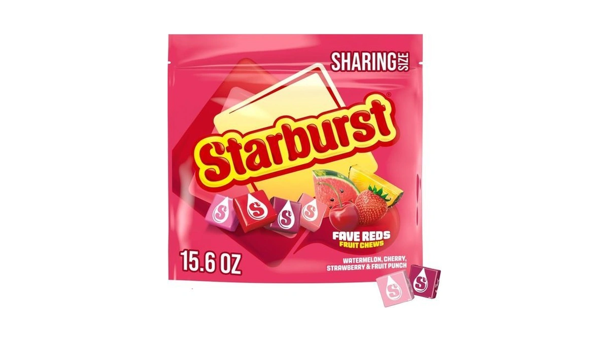 Starburst Favereds Fruit Chews Candy, Chewy Candy, 15.6 Oz Sharing
