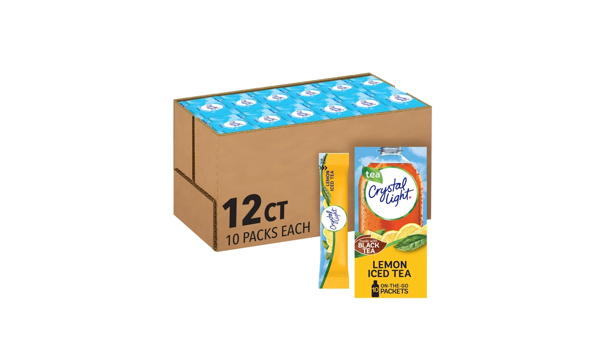 Crystal Light Lemon Iced Tea Naturally Flavored With Other Natural