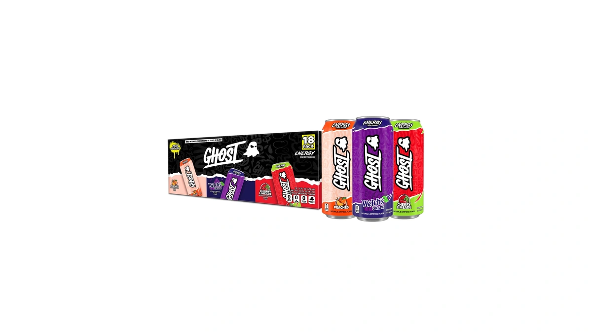 Ghost Energy Drink, Zero Sugars, 18-pack, Variety Pack, 16oz