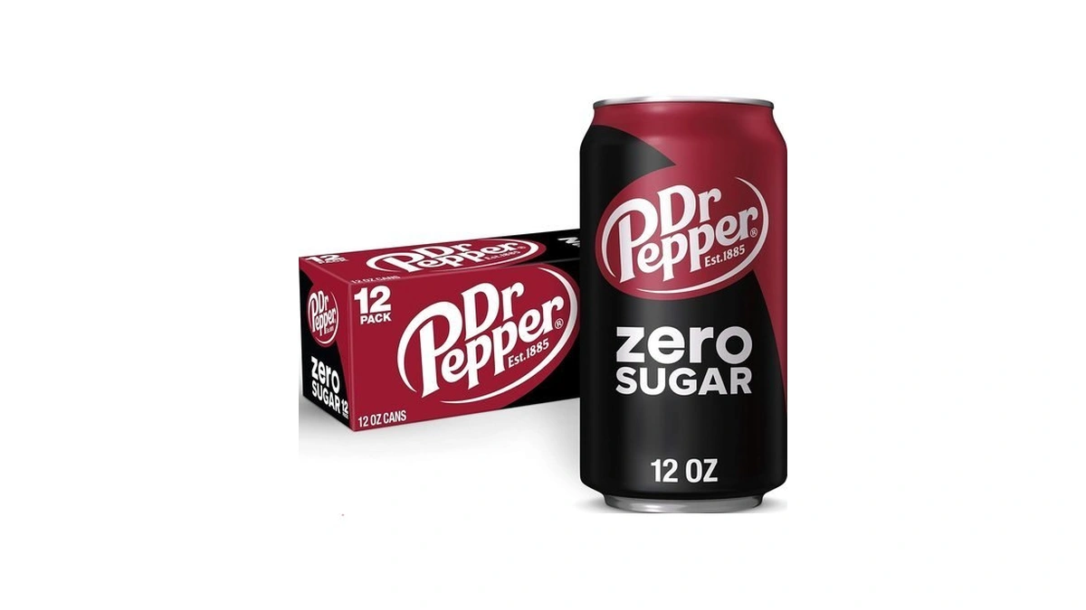 Dr Pepper, Zero Sugar, 12 Ounce, 12 Count