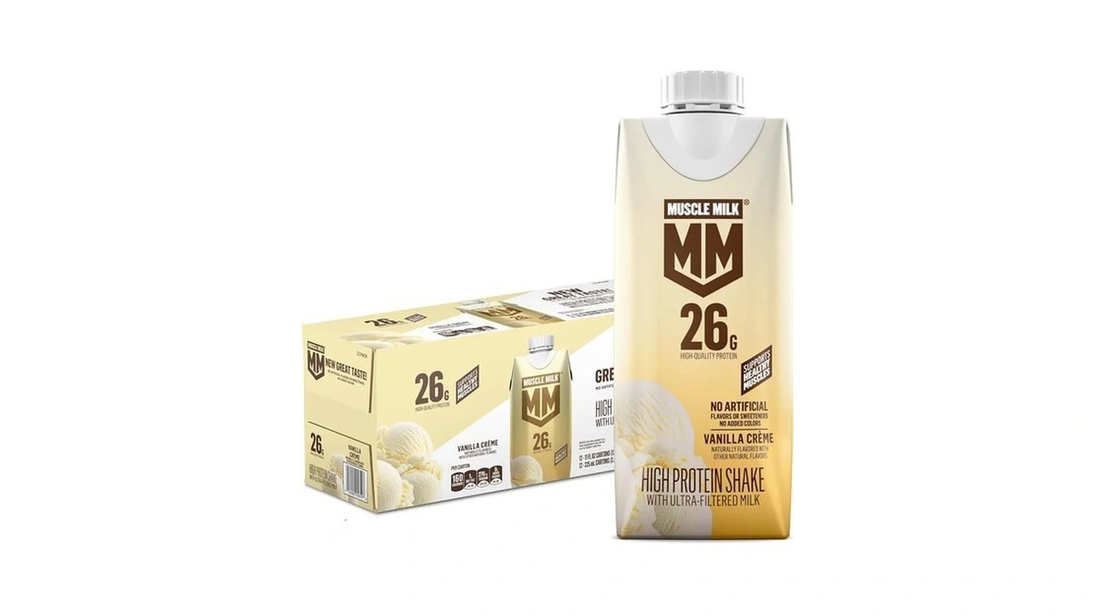 Muscle Milk High Protein Shake, Vanilla Creme, 11 Fl Oz