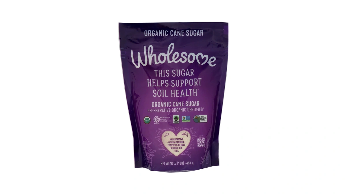 Wholesome Sweeteners 16-ounce Organic Cane Sugar, Fair Trade, Non Gmo,