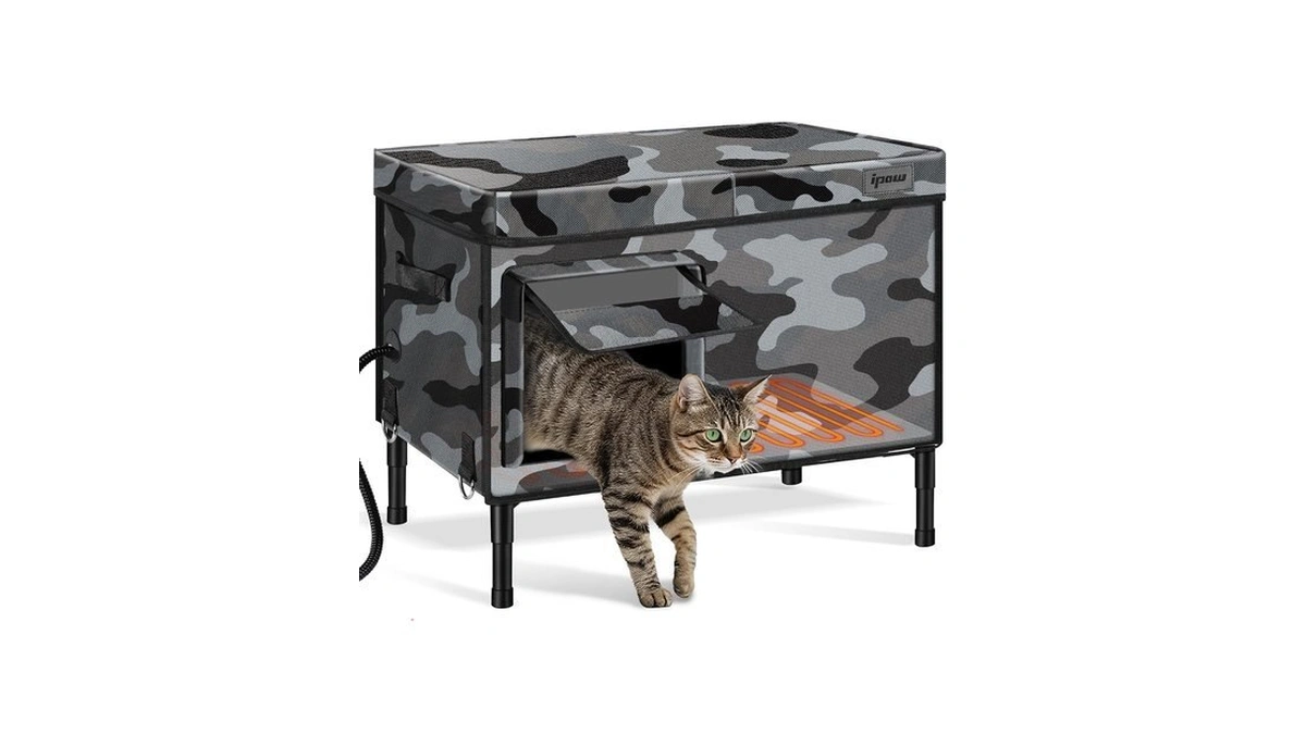 Ipow 6 Layers Ultra Sturdy Cat Houses For Outdoor Cats,