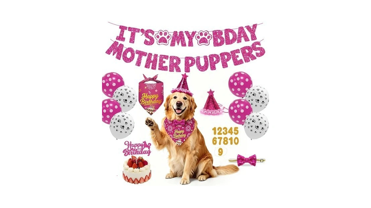 Dog Birthday Decorations, Dog Birthday Party Supplies