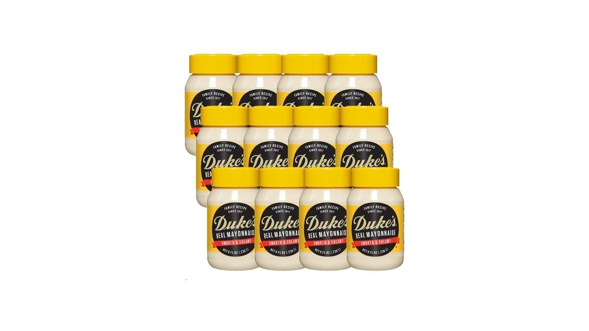 Duke’s Real Mayonnaise Jar, 8 Ounce (pack Of 12)