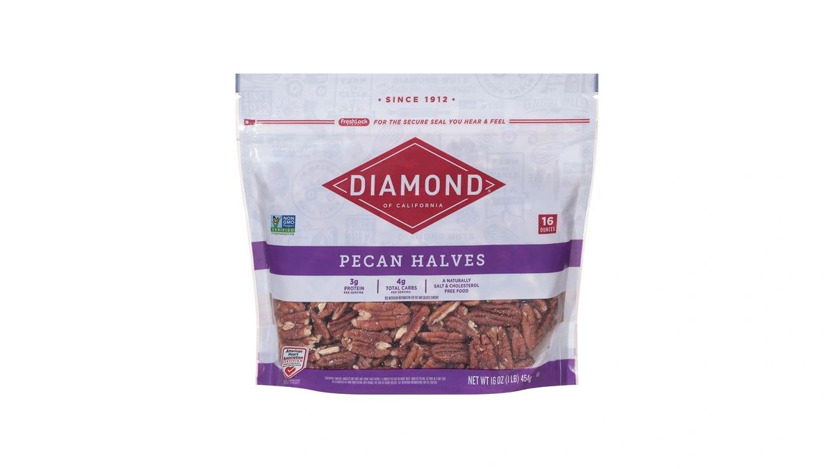 Diamond Of California Pecan Halves, 16oz - 1 Count