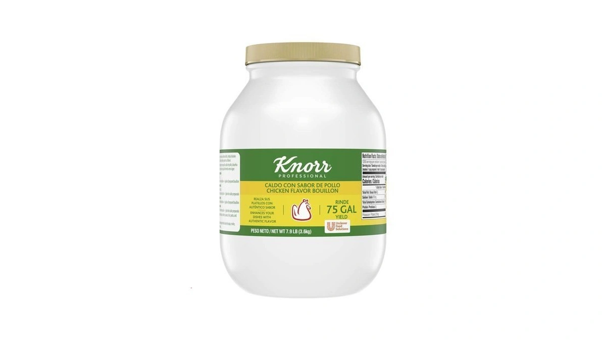 Knorr Professional Caldo De Pollo, Chicken Flavor Bouillon Jar, 7.9
