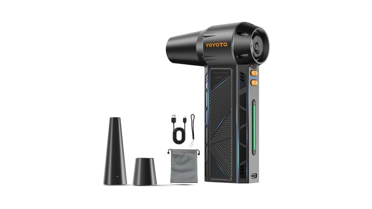 Compressed Air Duster 300000rpm Powerful Electric Air Duster Rechargeable