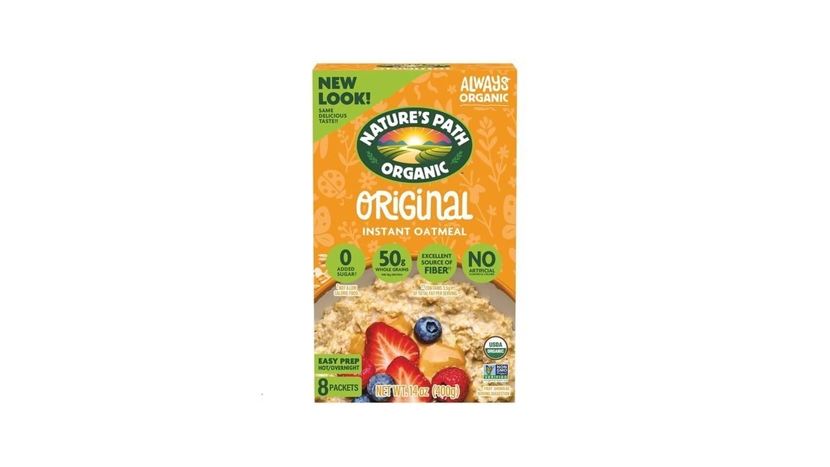 Nature's Path Organic Original Instant Oatmeal, 14 Oz (pack Of