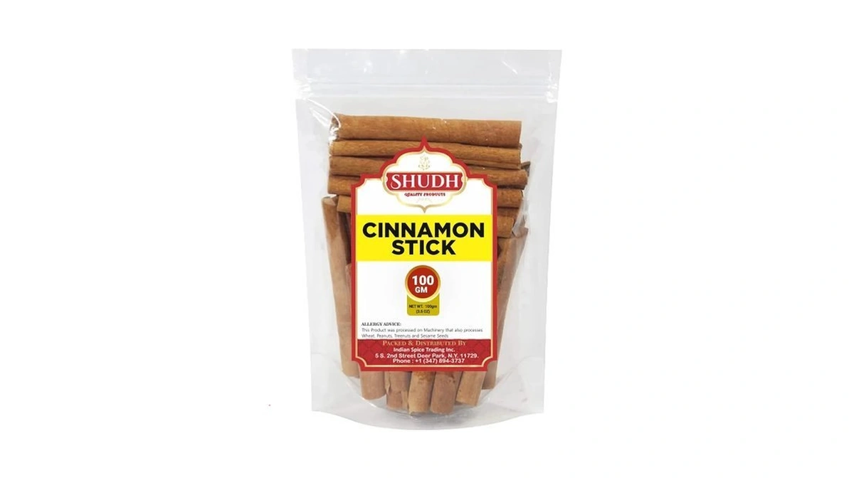 Shudh Cinnamon Sticks 100gm (3.5 Oz) | Cassia Cinnamon |