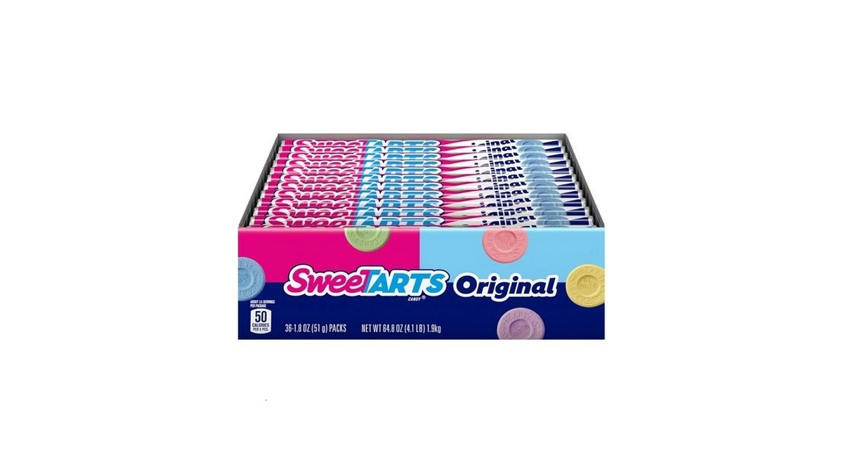 Sweetarts Original Candy Roll, Sweet & Tart, 1.8 Oz, 36