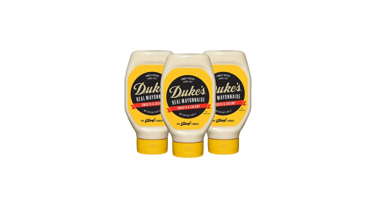 Duke’s Real Mayonnaise Squeeze Bottle, 18 Ounce (pack Of 3)