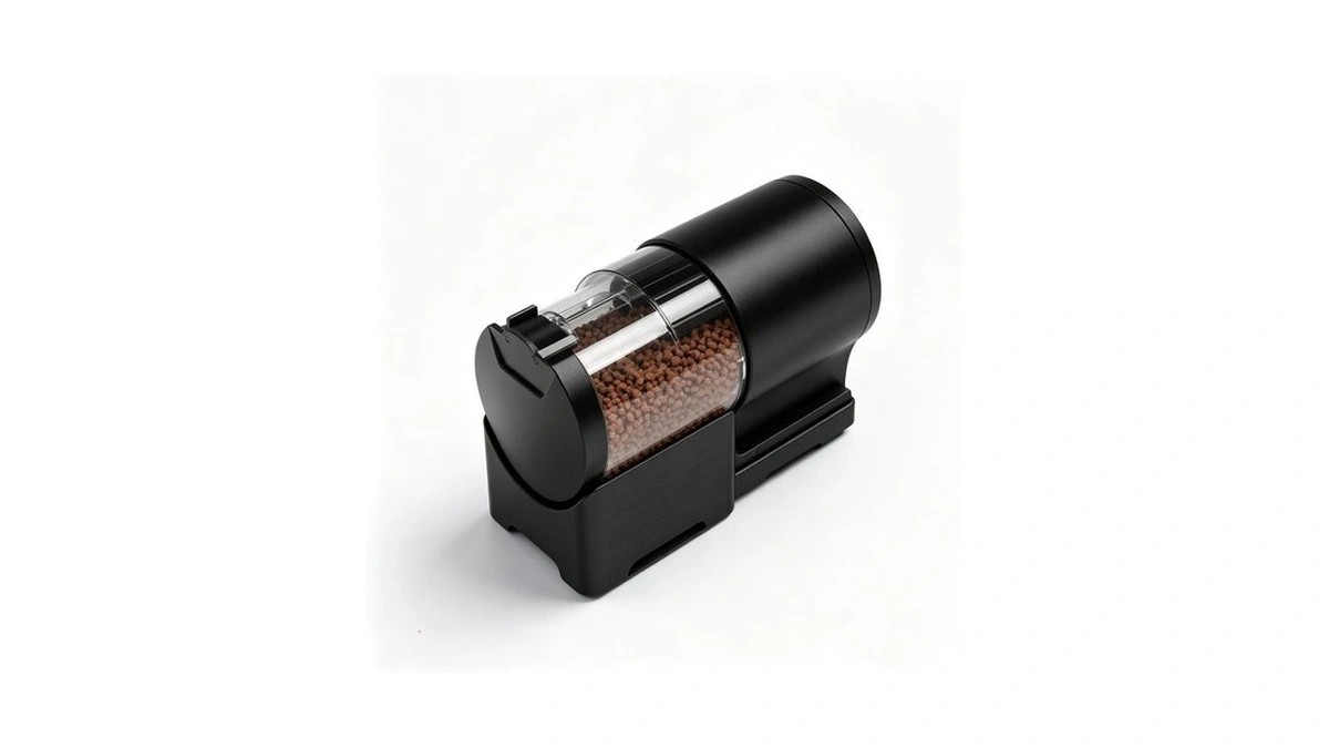 Automatic Fish Feeder With 100ml Hopper, 3 Feeding Intervals