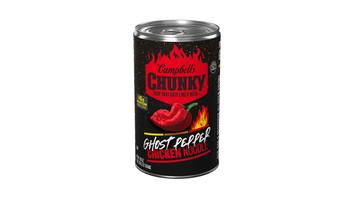 Campbell's Chunky Ghost Pepper Chicken Noodle Soup, 18.6 Oz Can