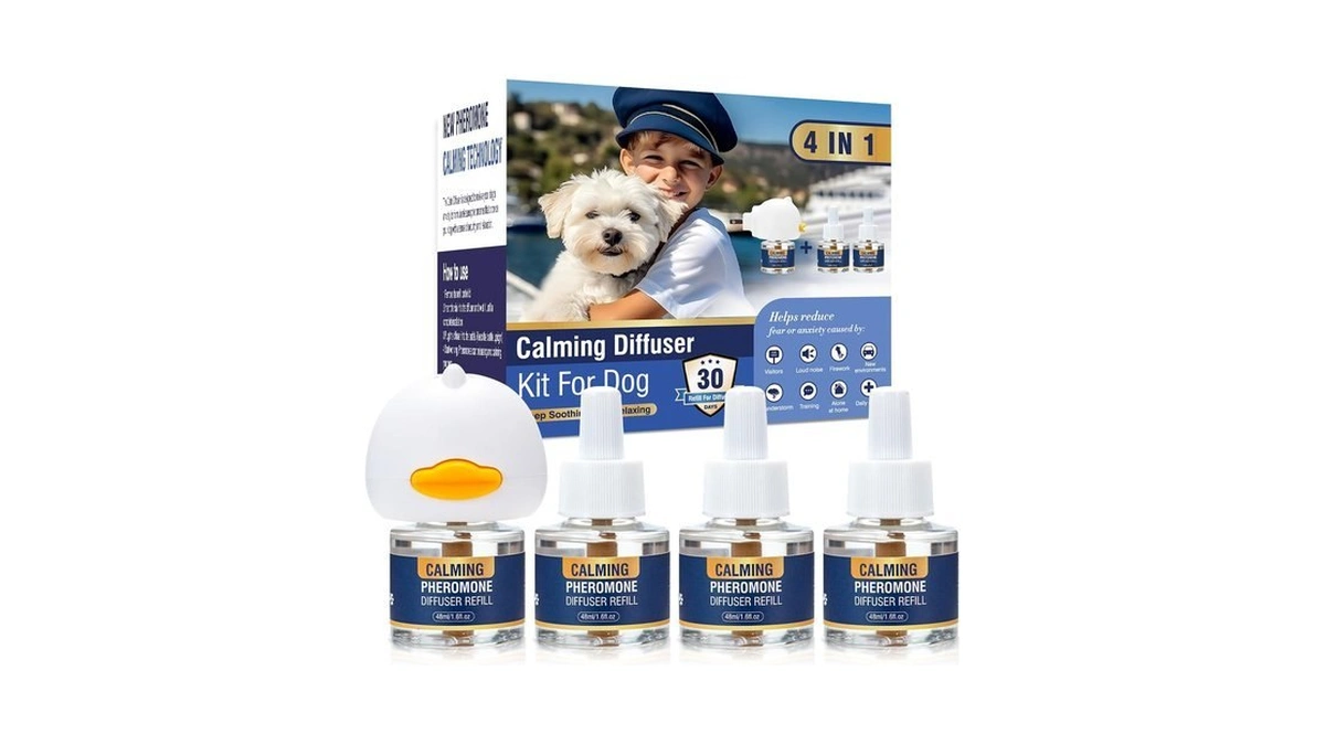 Dog Pheromone Calming Diffuser 4 In 1 Appeasing Pet Pheromones