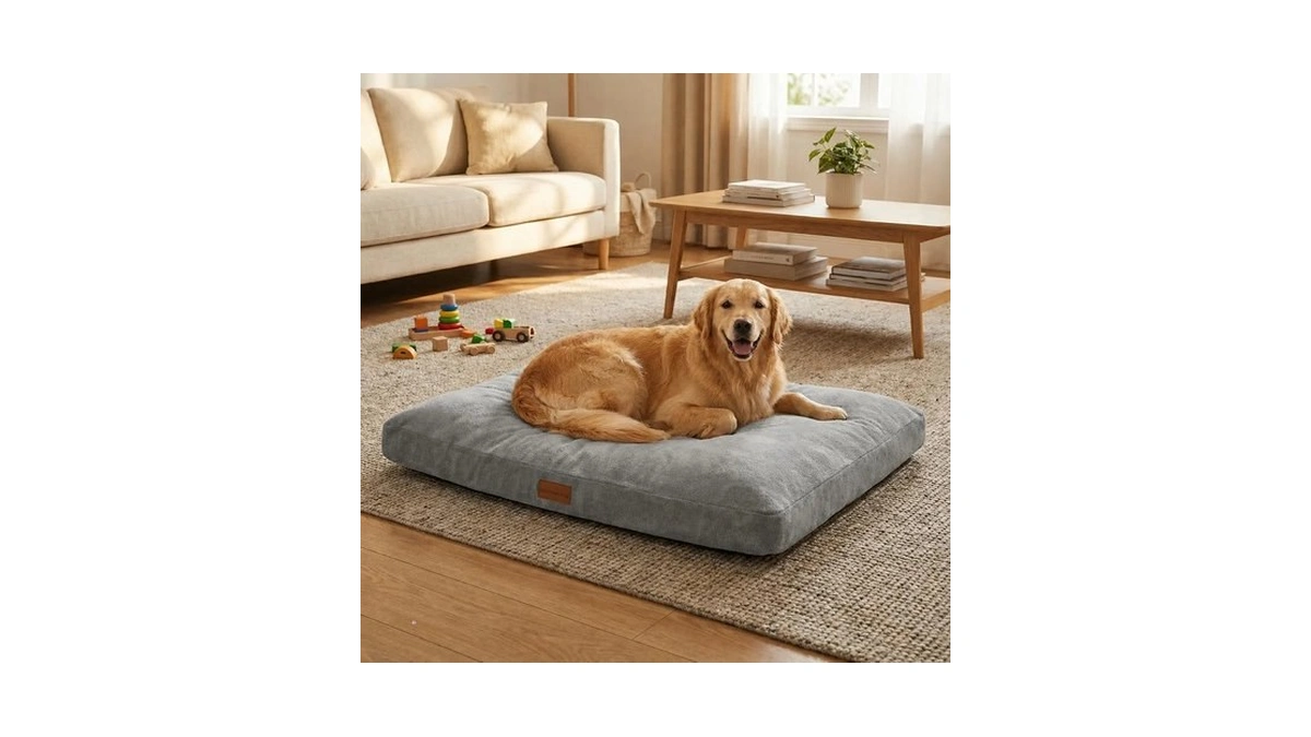 Cocotwelfth Dog Super Soft Large Dog Bed, 42 Inches Orthopedic