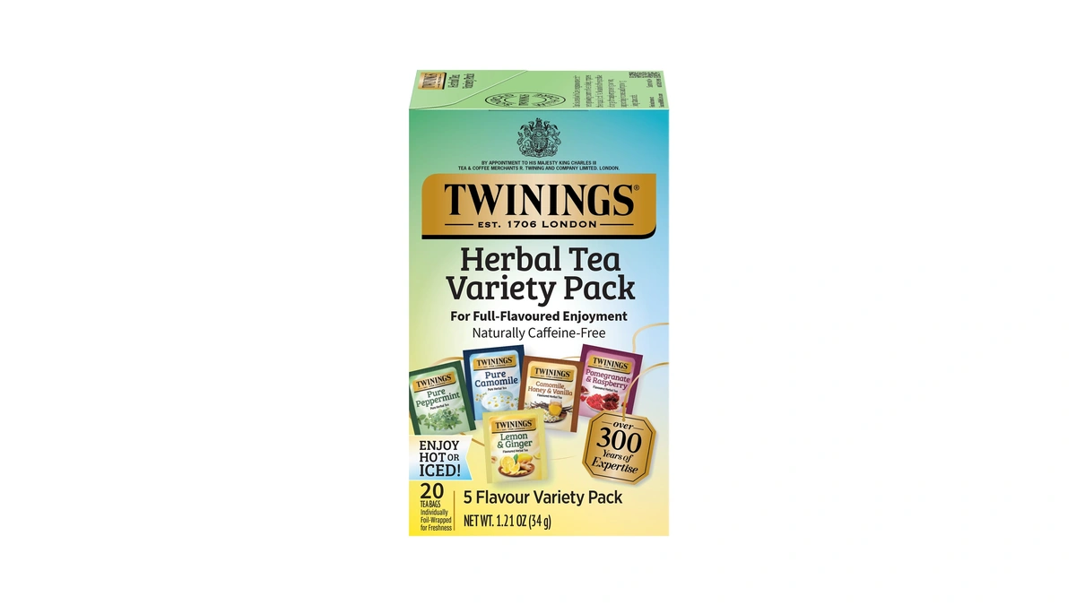 Twinings Herbal Tea Variety Pack, Assorted Tea Bags, 20 Ct