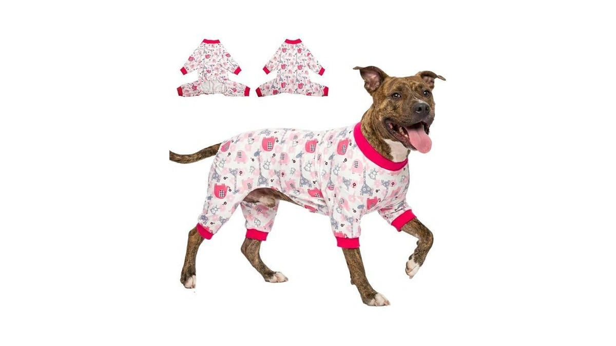 Lovinpet Doberman Type Dog Onesies, Pet Anxiety Relief, Anti Licking,