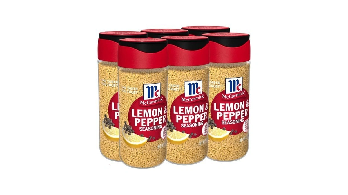 Mccormick Lemon & Pepper Seasoning, 3.5 Oz (pack Of 6)