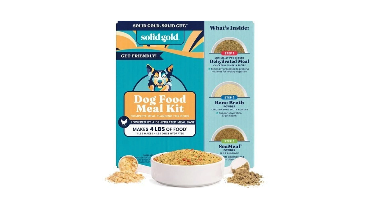 Solid Gold Chicken Dehydrated Dog Food Kit-bone Broth, Probiotic Makes
