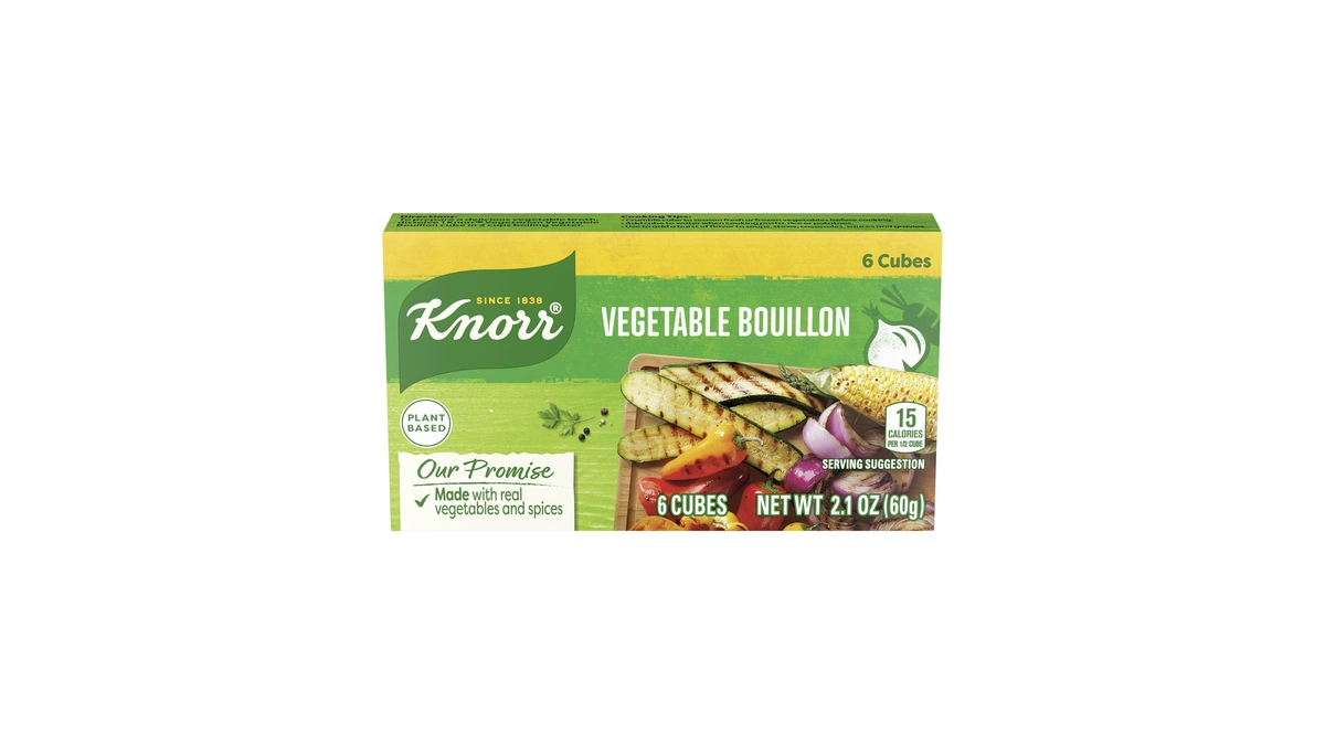 Knorr Vegetable Bouillon Cubes 2.3 Oz, Soups & Broth, 1pk