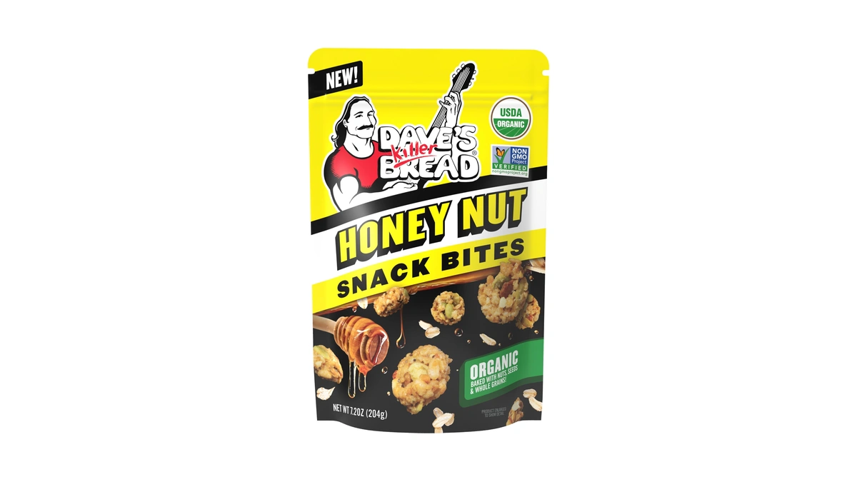 Dave's Killer Bread Honey Nut Organic Snack Bites, Honey Organic