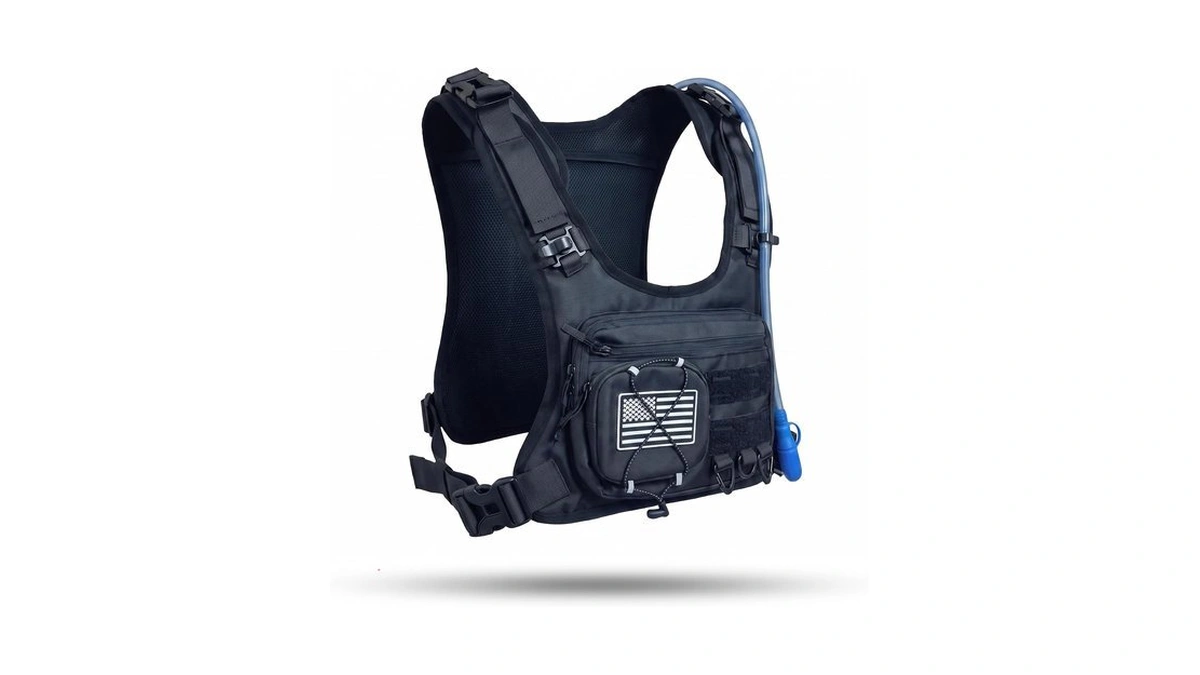 Running Hydration Vest 2l Bladder Reflective Multiple Pockets Unisex