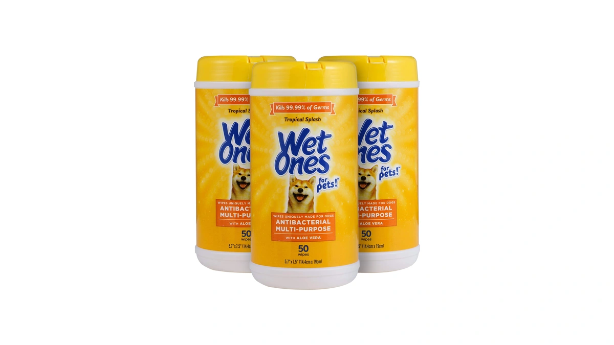 Wet Ones For Pets Multi-purpose Dog Wipes With Aloe Vera,