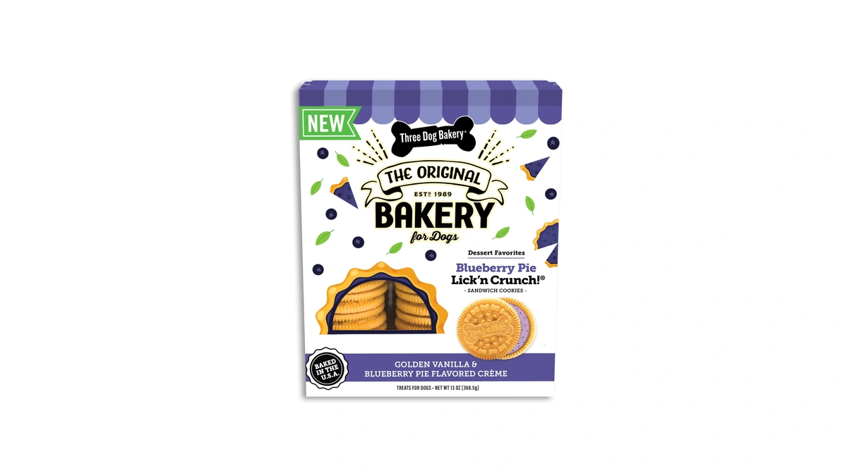 Three Dog Bakery Lick'n Crunch! Dog Treats - 13 Oz
