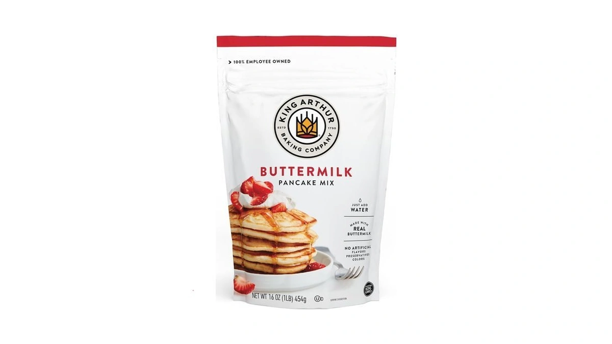 King Arthur Buttermilk Pancake Mix Just Add Water, Sourced Non-gmo,