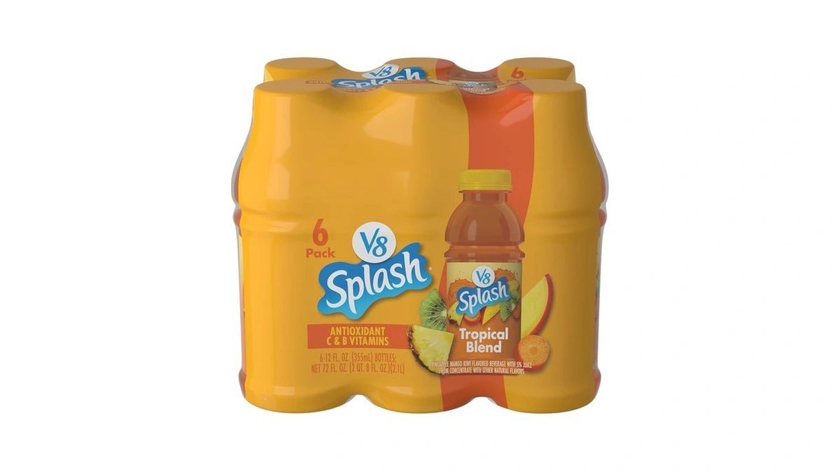 V8 Splash Tropical Blend Flavored Beverage, 12 Fl Oz Bottle