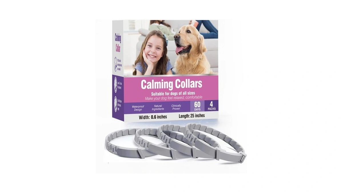 Calming Collar For Dogs 4 Packs Dog Pheromone Calm Collars