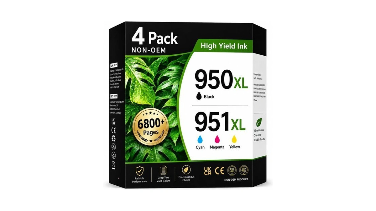 Zyixnxk 950xl 951xl Ink Cartridges Combo Pack Replacement For Hp