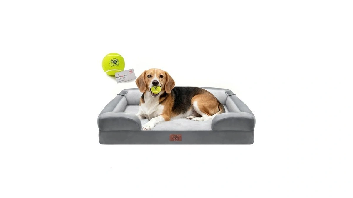 Song Puppy Waterproof Orthopedic Dog Bed For Medium Large Sized