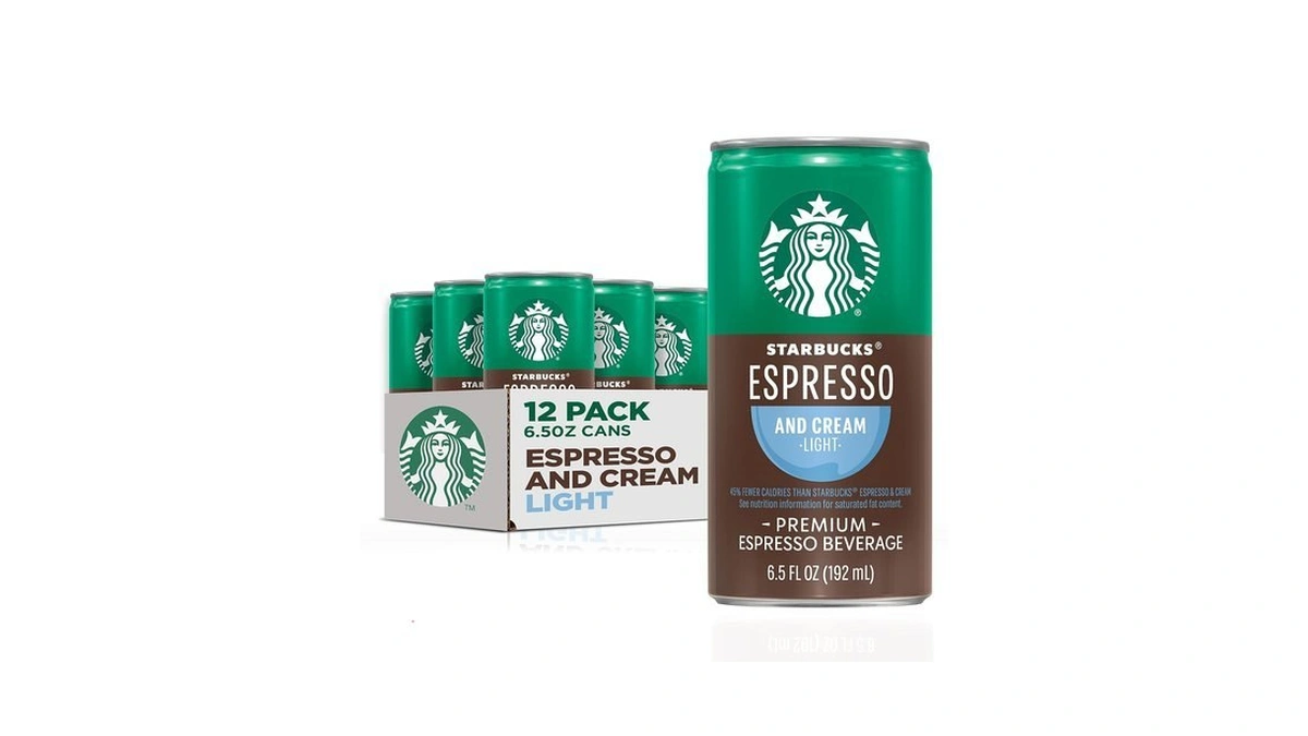 Starbucks Espresso & Cream Light, 6.5 Fl Oz Cans (pack