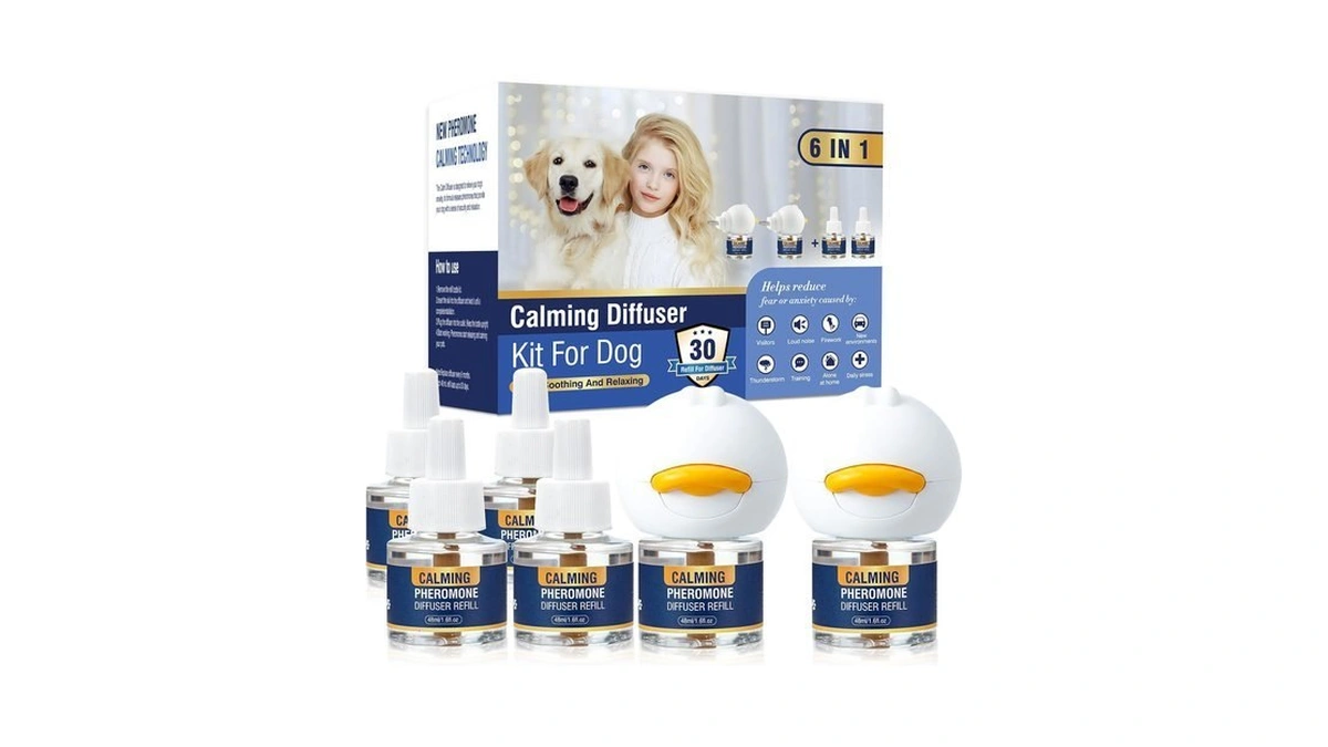 Dog Calming Pheromones Diffuser 6 In 1 Kit Appeasing Pheromone