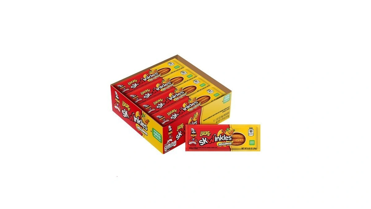 Lucas Skwinkles Pineapple - Tamarind Filled Flavored Sweet & Sour