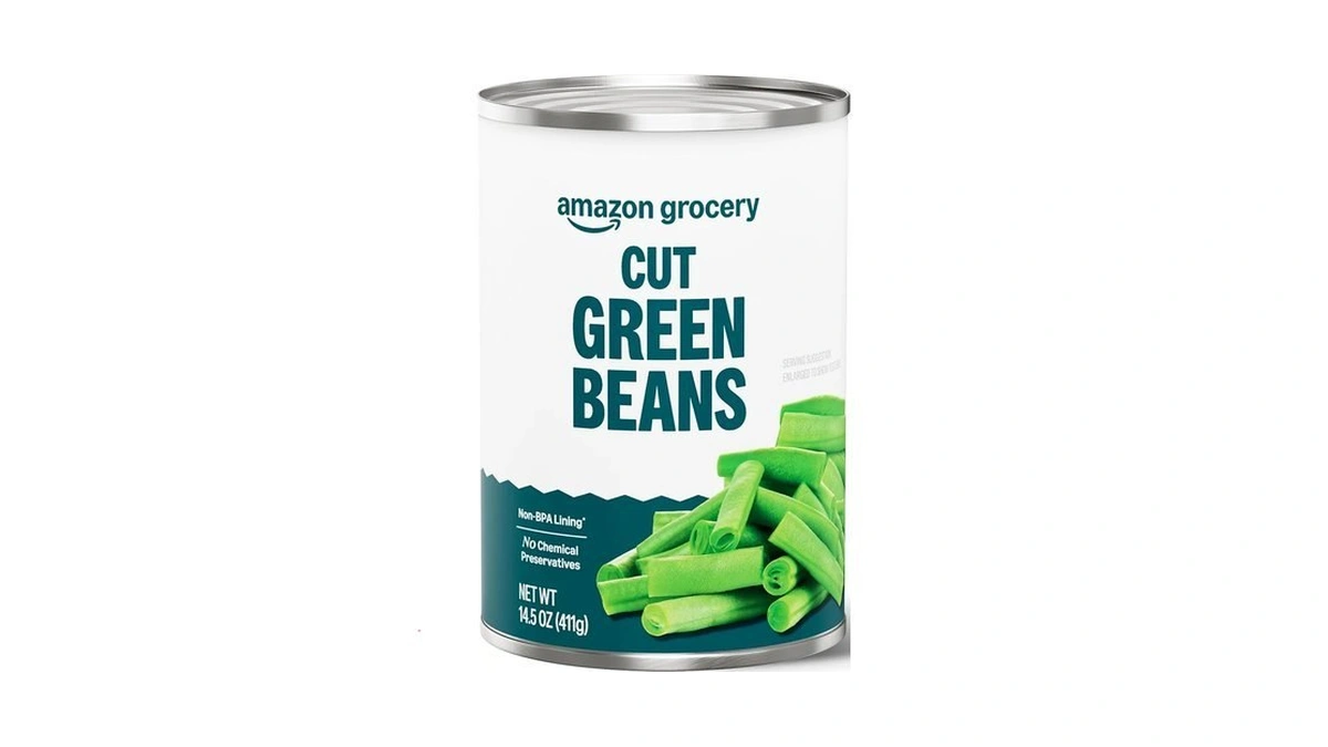 Amazon Grocery, Cut Green Beans, 14.5 Oz
