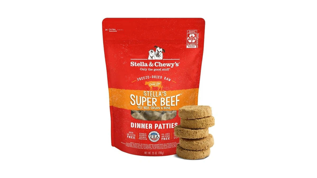 Stella & Chewy's Freeze-dried Raw Dinner Patties - Beef Recipe