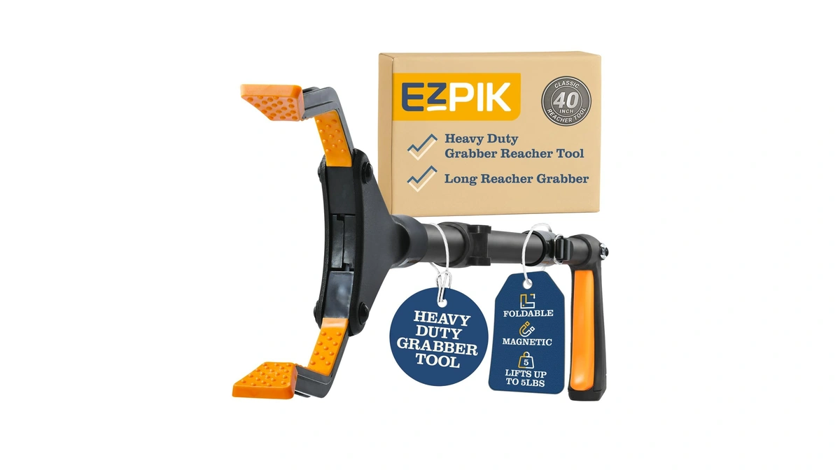 Ezpik Classic 40” Folding Grabber Reacher Tool With Dual Magnets,