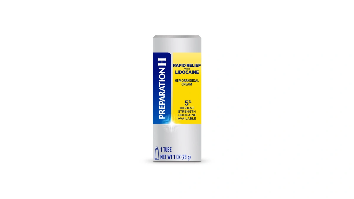 Preparation H Hemorrhoid Symptom Treatment Cream With Lidocaine, 1 Oz