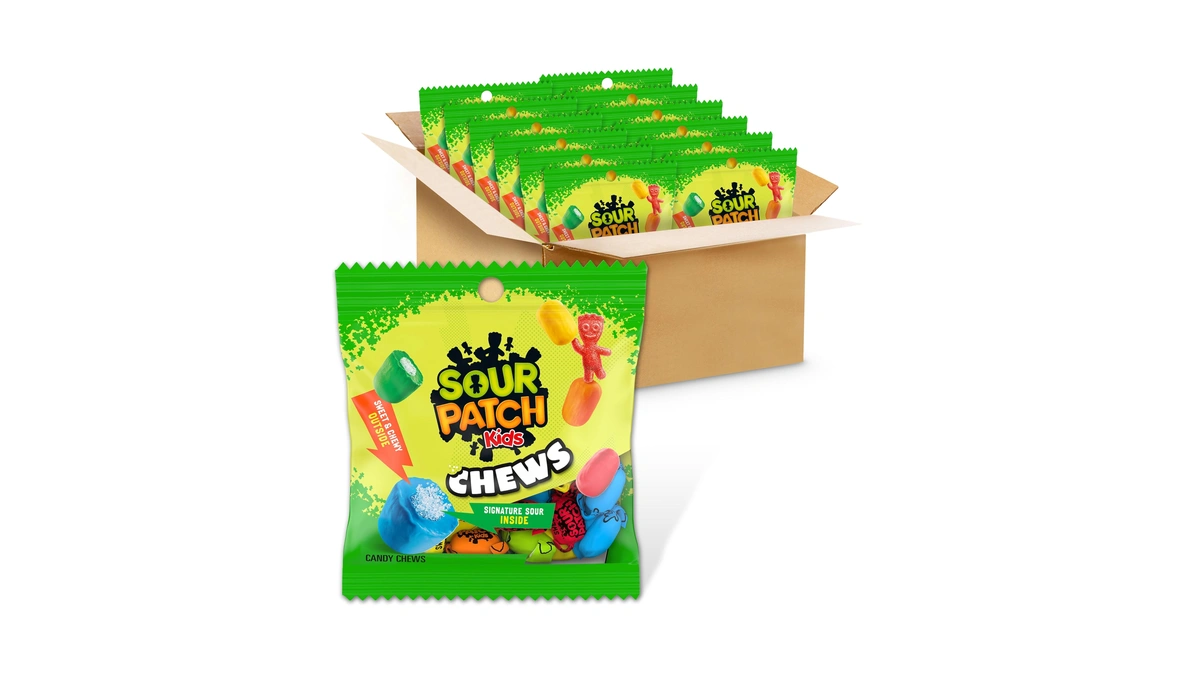 Sour Patch Kids Chews Soft & Chewy Candy, Bulk Candy,