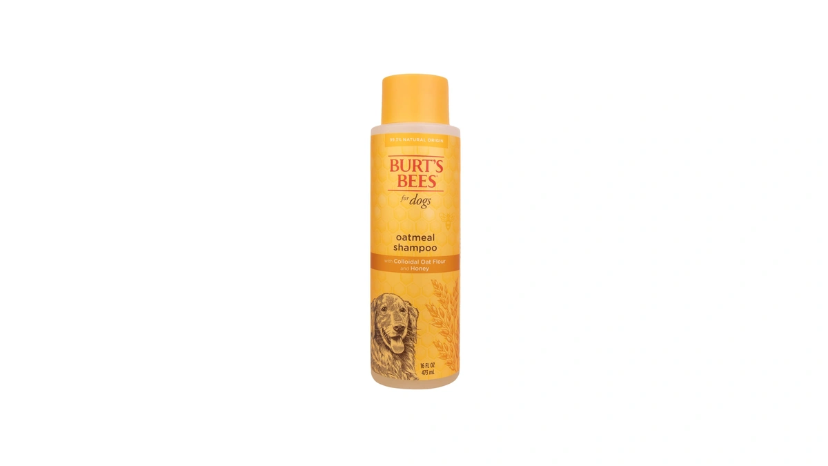 Burts Bees For Pets Oatmeal Dog Shampoo With Honey, Unscented,