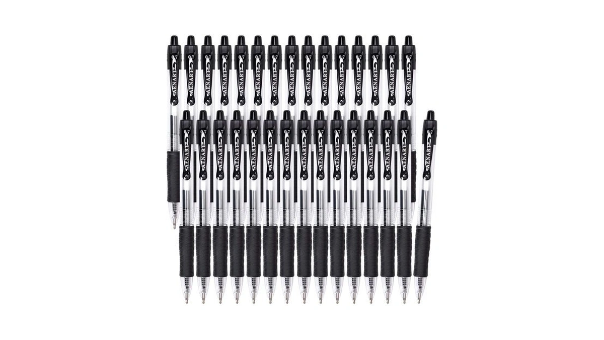 Aen Art 30 Gel Pens, Retractable Gel Ink Roller Pens