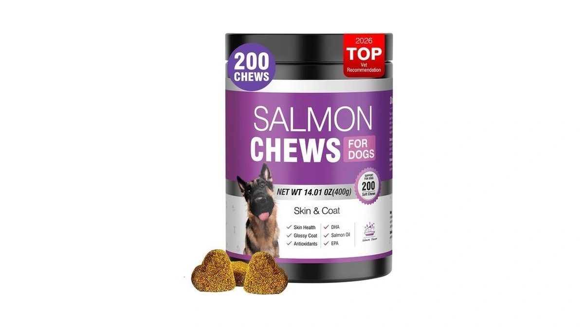 Omega 3 Skin And Coat Supplement For Dogs 200 Chews