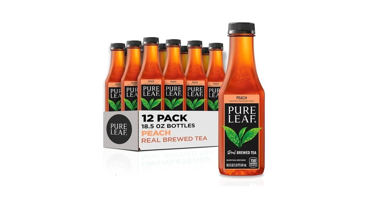 Pure Leaf Iced Tea, Peach, Real Brewed Tea, 18.5 Fl