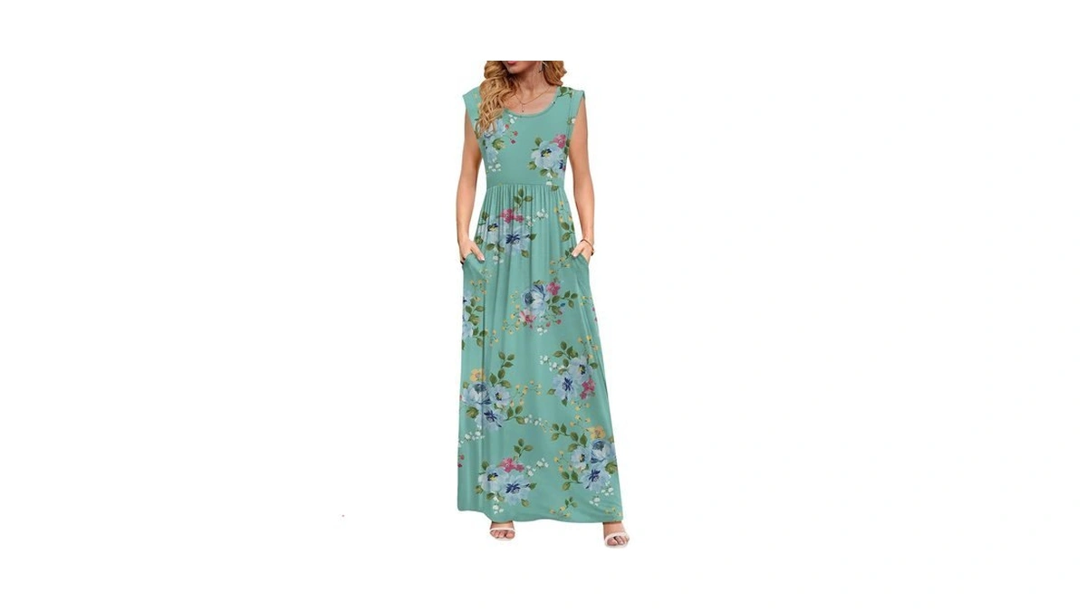 Db Moon Womens 2026 Maxi Dresses Summer Empire Waist Long