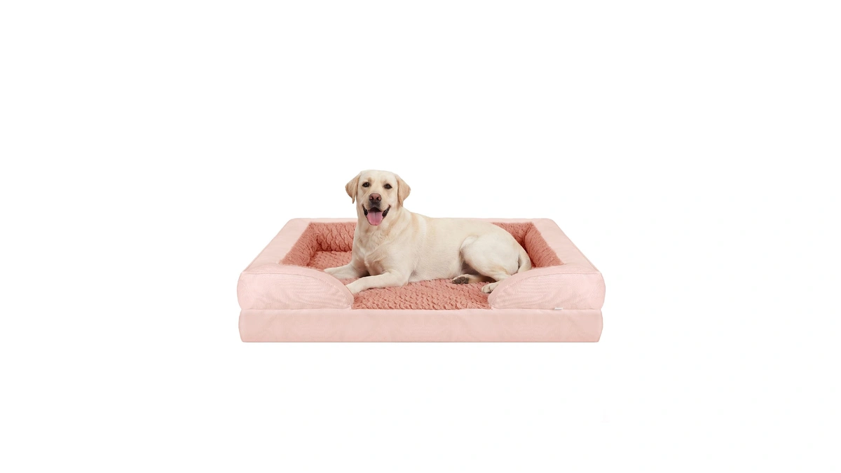 Invenho Jumbo Orthopedic Dog Bed For Extra Large Dogs, Waterproof,